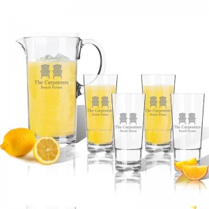 Carved Solutions Personalized 5-Piece Beverage Serving Set WXH1494